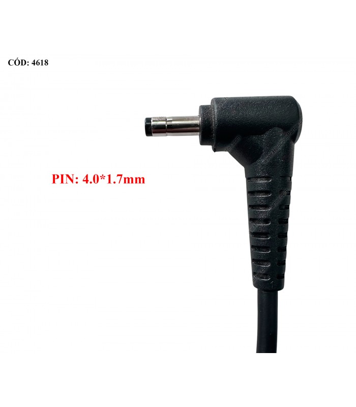 CARGADOR LENOVO 20V---3.25A 65W PIN 4.0*1.7MM 100-240V~ US 50-60Hz 3PRONG 5A10J40449 N-CABLE ORIG. (SN)