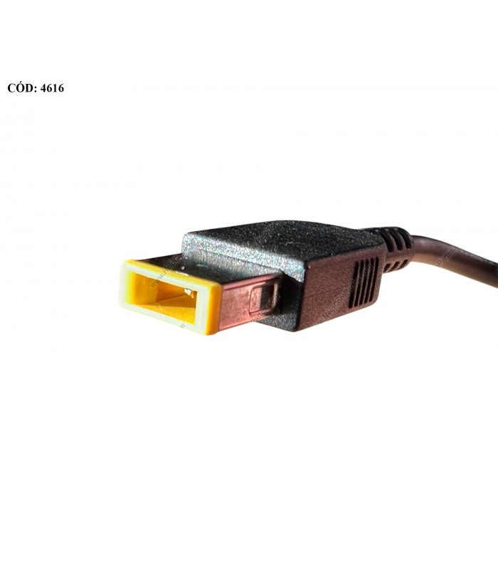CARGADOR LENOVO 20V---3.25A 65W USB-SQUARE SLIM 100-240V~ US 50-60Hz 2PRONG 45N0478 ORIG.(DS)