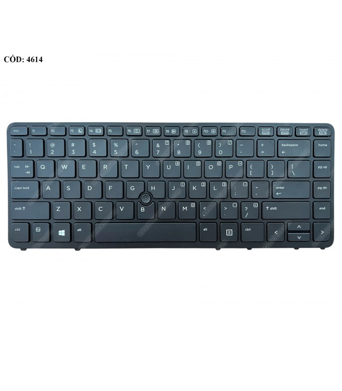 TECLADO HP ELITEBOOK 840 G1 850 G1 740 750 G1 ZBOOK 14 G2 ZBOOK 15U G2 SERIES POINT BK US 730794-001 P.C ORIG.