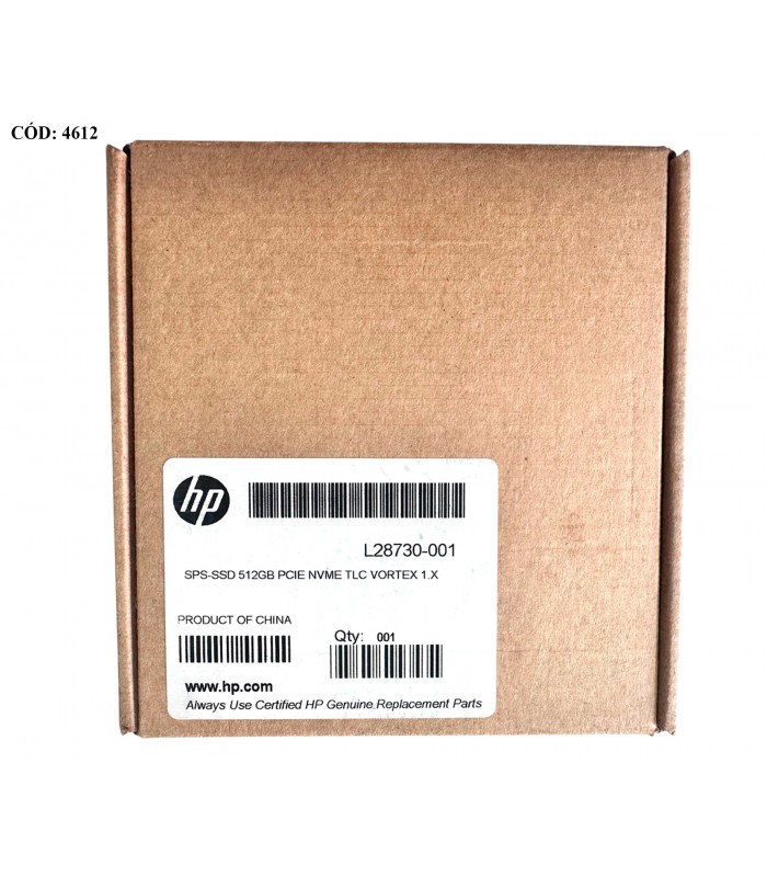 SSD HP MZ-VLB512B PM981A 512GB NVMe PCIe GEN3 X4 M.2 2280 /OPAL2/TLC 3D-NAND/ TBW 300 / 3500-2900MB/s RW L28730-001 ORIG.