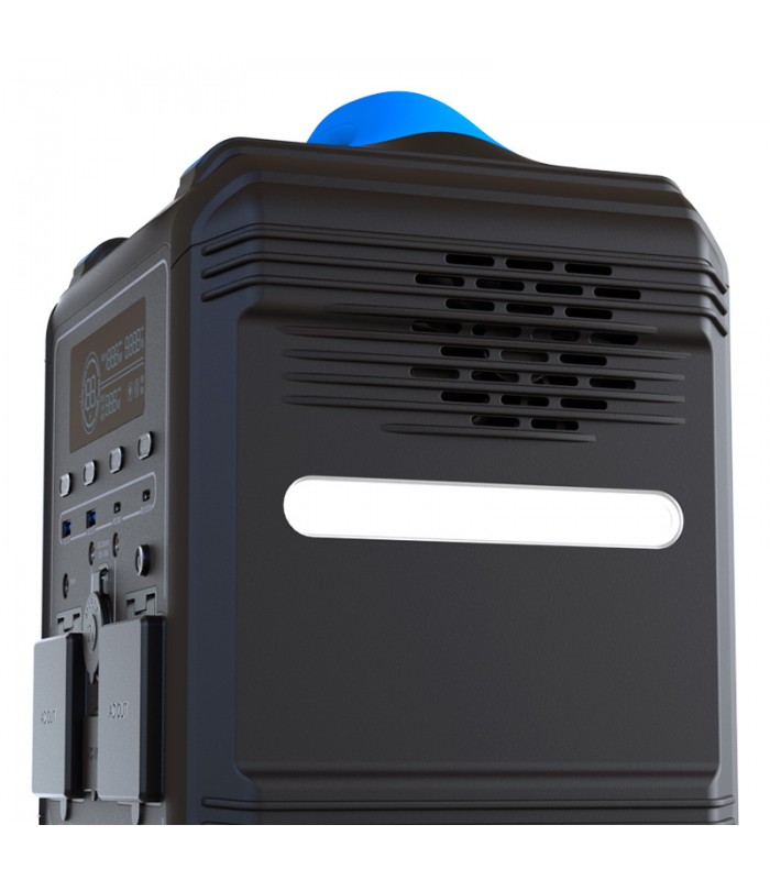 POWER BANK FORZA TITAN FPP-T700 PORTABLE 700W-2AC /120V AC, 110V*2, USB-A QC/3.0*1,USB-A 5V/2.4A*1 USB-C PD 65W*1,2H, 3000CICLO