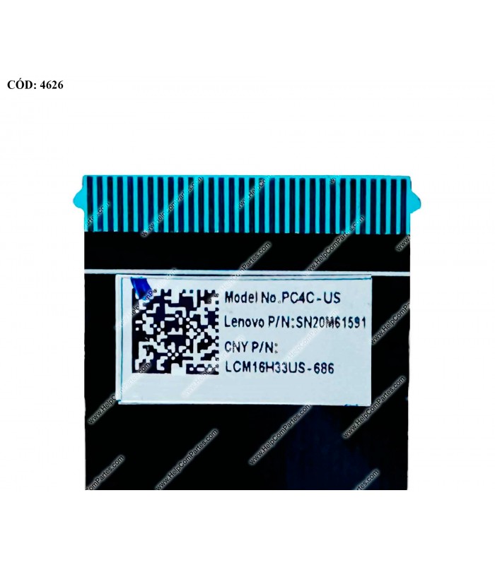 LENOVO ASSY W/PLMRST W/TP /IDEAPAD 3-14IML05 3-14ADA05 3-14IGL05 3-14IIL05 SERIES BLUE 5CB0X56644 US ORIG (N-K DS)
