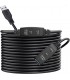 CABLE USB ANERA 15M EXTENSION 15M USB-A 3.0 MACHO A USB-A 3.0 HEMBRA 5Gbps BLK AMPLIFICADO.