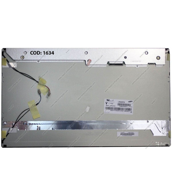 DISPLAY AIO 20.0" 30PIN LCD CCFL (2) HD+ 1600(RGB)×900 ANTIGLARE NARROW MATTE 75Hz N-TS LVDS VC-D NO BRACKETS ORIG