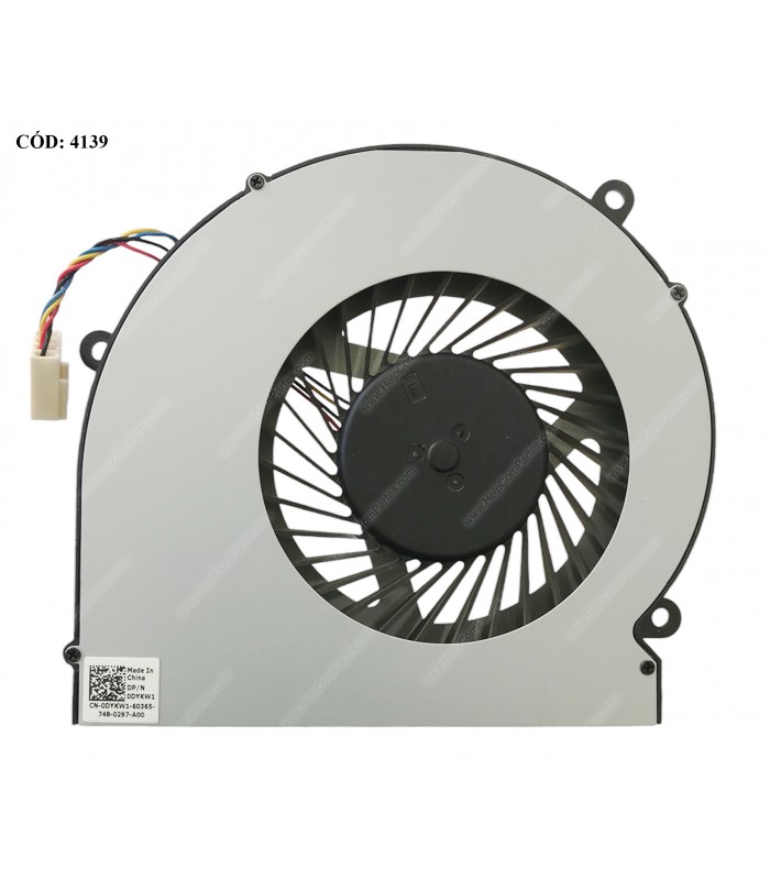 VENTI. DELL INSPIRON AIO 24 3459 5459 5488 V5450 5460 5459 SERIES 12V 4PIN 0DYKW1 ORIG. (SN)