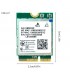 WI-FI M.2 NGFF 2230 MediaTek MT7902 802.11AX/AC Wi-Fi6E 2400Mbps 2.4GHz 5GHz 6GHz BT 5.2 NGFF ORIG.