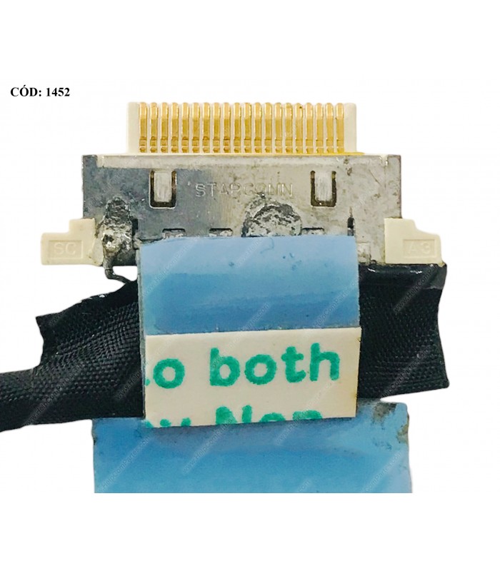 FLEX LCD DELL INSP. MINI 910 VOSTRO A90 SERIES 40PIN CONECTOR CAM 0H243J H243J  ORIG.