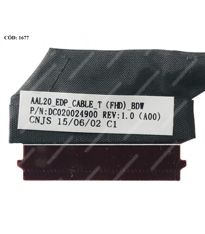 FLEX LCD DELL DELL 5558 3558 5555 5559 15-5000 SERIES 40PIN 15.6 FULL HD TOUCH- ORIG.