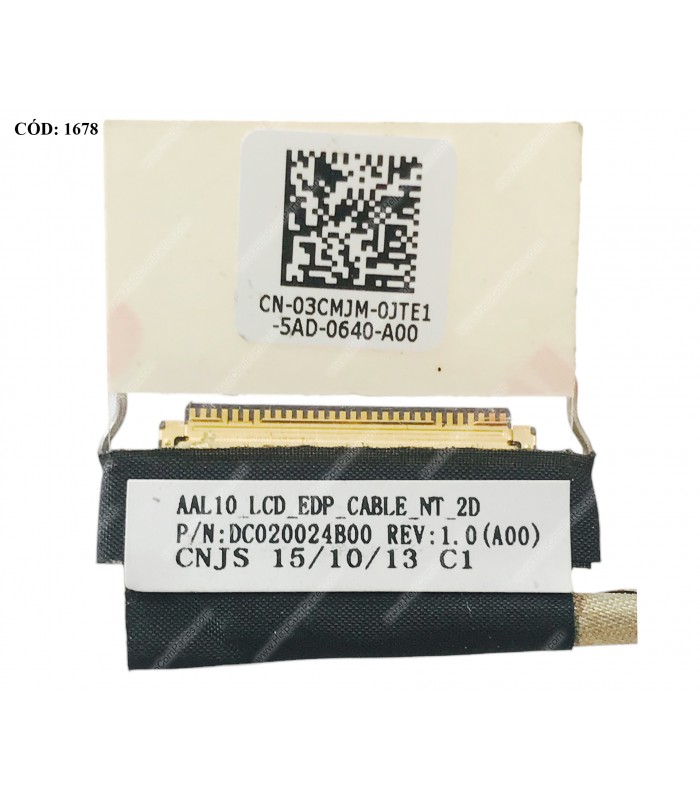 FLEX LCD DELL 5452 5458 5459 3458 3459 SERIES 30PIN 03CMJM DC020024B00 ORIG.
