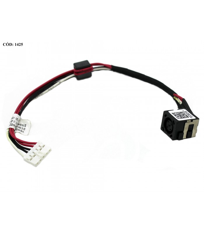 DC JACK POWER DELL INSPIRON 15/15R 2521 3521 3531 3537 5521 17/17R 3721 5721 SERIES +CABLE YF81X 0YF81X OEM. 