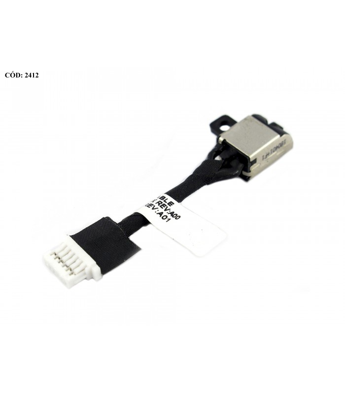 DC JACK POWER DELL INSPIRON 11-3162 3000 3162 3164 3168 I3162 i3164 i3168 SERIES +CABLE GDV3X 0GDV3X ORIG.