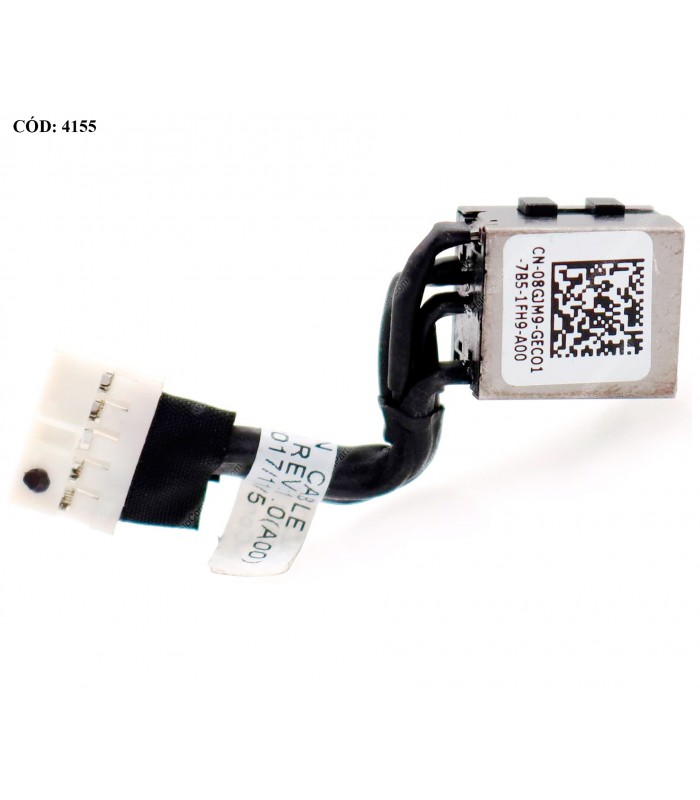 DC JACK POWER DELL LATITUDE E7480 E7490 E7491 SERIES +CABLE 08GJM9 8GJM9 DC30100Z400 ORIG.