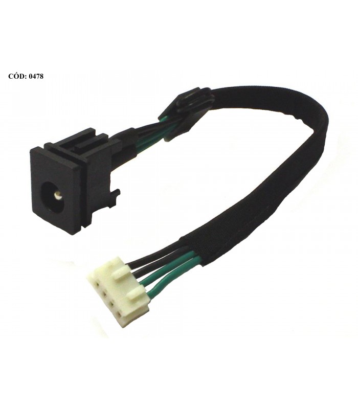 DC JACK POWER TOSHIBA C650 C650D C655 C655D C660 C660D C665 C665D L650 L650D L655D SERIES +CABLE V000942580 ORIG.