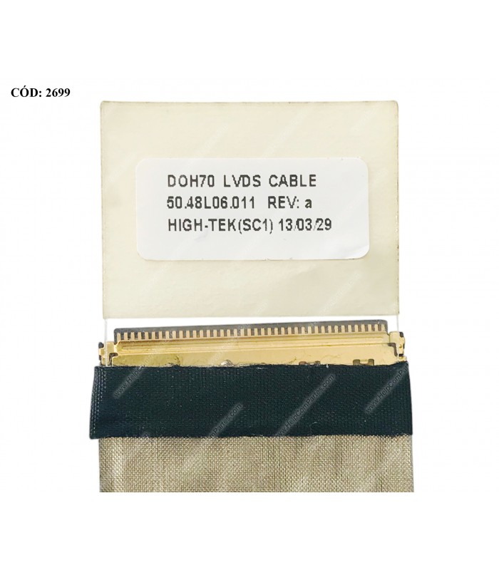 FLEX LCD DELL INSP. 7737 17-7000 DOH70 50.48L06.001 026T0V SERIES 40PIN OEM