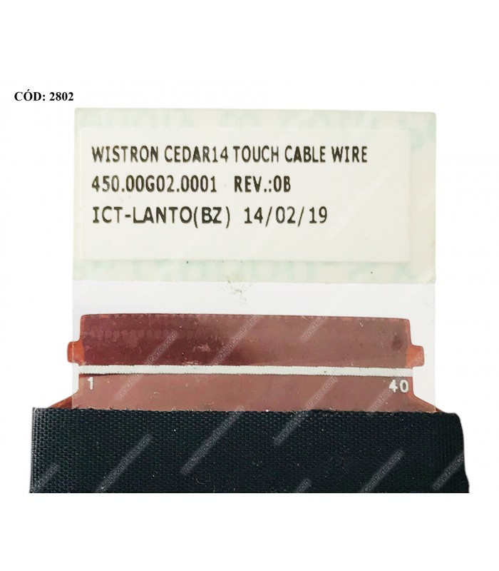 FLEX LCD DELL 3442 3441 3443 3445 3446 3447 3448 3449 P/N 450.00G02.0001 SERIES 06P1D5 6P1D5 ORIG.