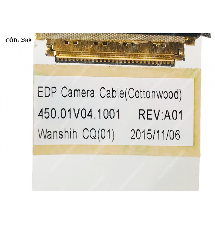 FLEX LCD DELL INSP. 7347 7348 7352 7359 13-7347 13-7348 SERIES 04HDVW 450.01V04.1001 30PIN ORIG.