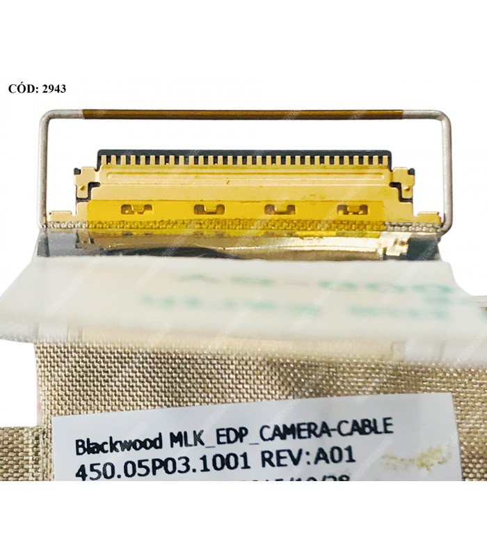 FLEX LCD DELL INSPIRON 15 7558 7568  P55F SERIES 30PIN 0TTWDY 450.05P03.0001 450.05P03.1001 ORIG.