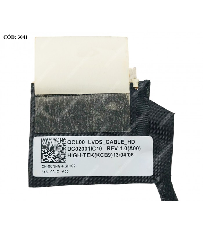 FLEX LCD DELL INSPIRON 15R-5520 5525 7520 15-5520 5525 7520 SERIES 40PIN 0CNNGH DC02001IC10 ORIG.