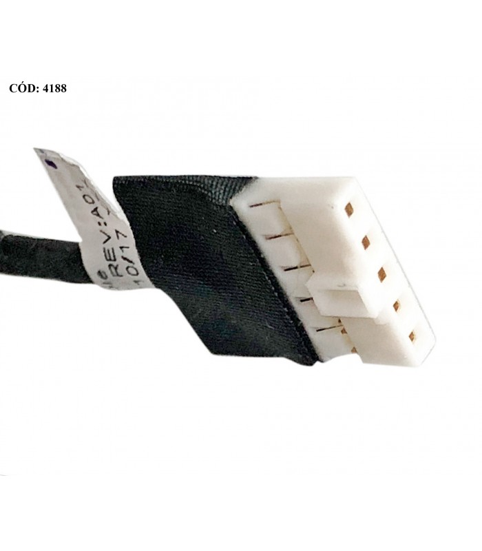 DC JACK POWER DELL LATITUDE 3300 E3300 3310 E3310 SERIES +CABLE 0R9P3M 450.0FN02.0001 OEM.