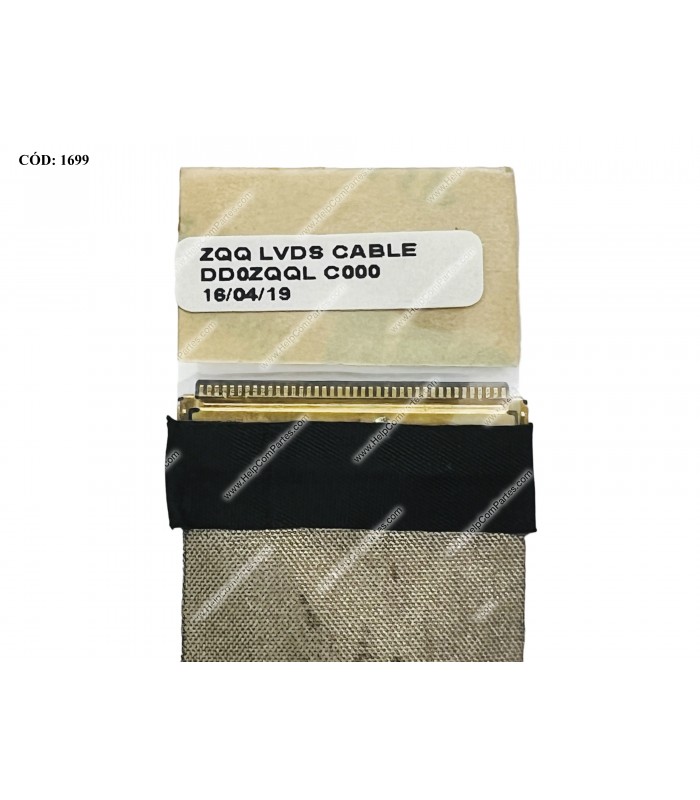 FLEX LCD ACER ASPIRE 4739 4250 4253 4339 4749 4349 4739Z 4749Z EMACHINES D443 D729 D729Z SERIES DD0ZQQLC000 40PIN ORIG.