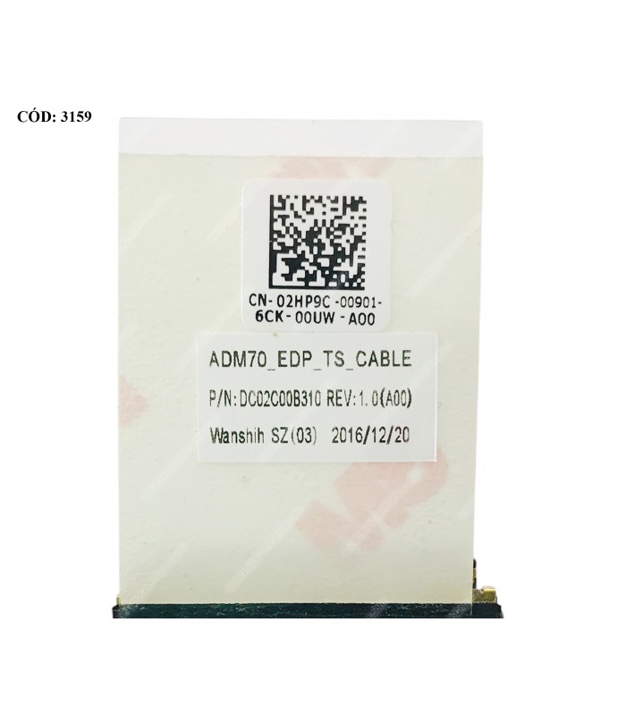 FLEX LCD DELL LATITUDE E5470 E5470A EDP 40PIN 2D TOUCHSCREEN SERIES 02HP9C DC02C00B310 ORIG.