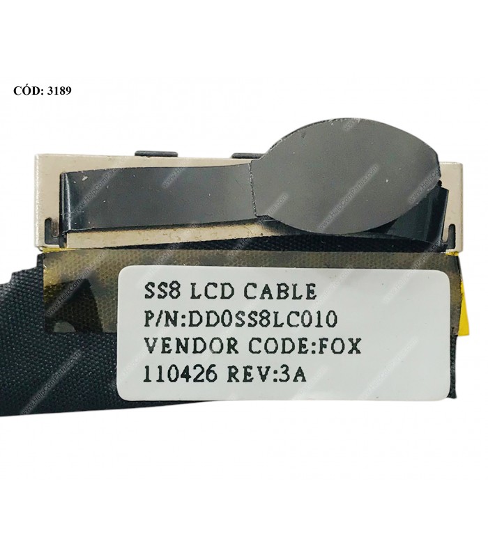 FLEX LCD DELL XPS 15 15Z (L511z) 15.6" SERIES 40PIN SS8 DD0SS8LC010 0N6MMX ORIG.