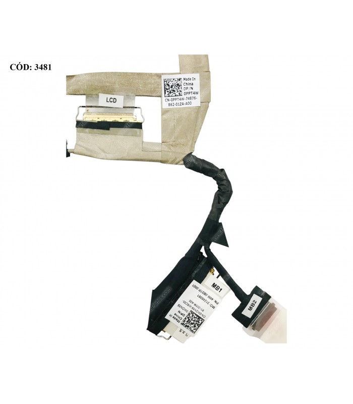 FLEX LCD DELL INSPIRON 13.3" 13 7000 7373 2-in-1 SERIES 30PIN TS 0PPT4W 450.0B501.0012 ORIG.
