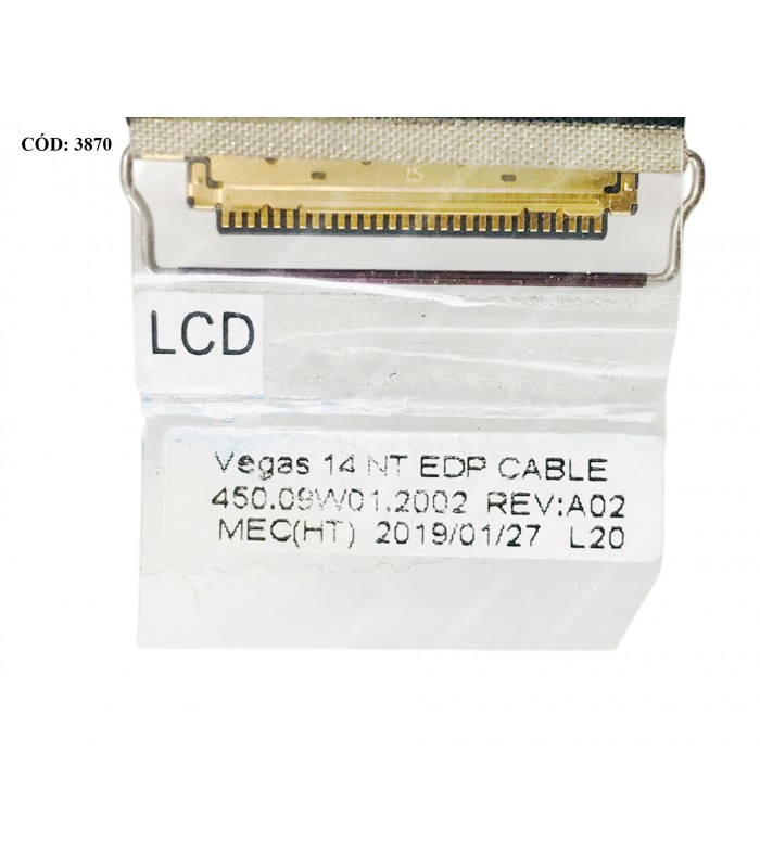 FLEX LCD DELL INSPIRON 14 3467 3468 3462 3465 VOSTRO 14 (3468) SERIES 30PIN EDP 60HZ N-TS 055GV8 ORIG. (DS)