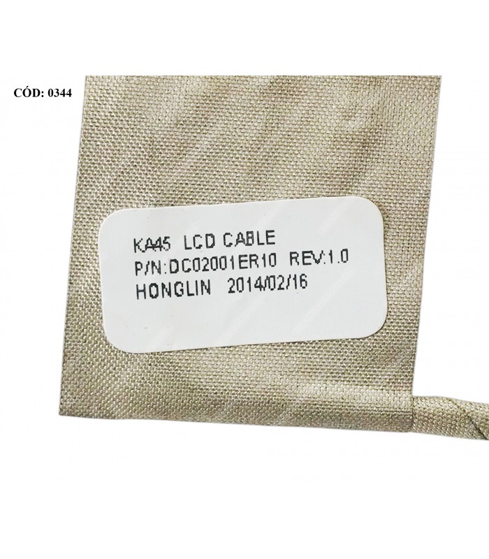 FLEX LCD LENOVO G480 G485 G580 G585 G580A V.1 SERIES 40PIN DC02001ER10 OEM.