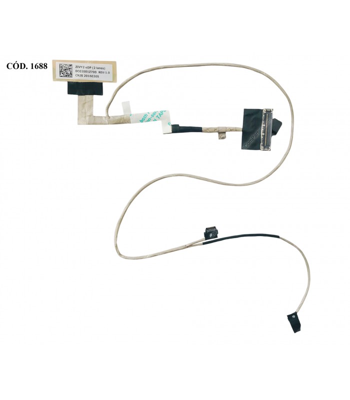 FLEX LCD LENOVO IDEAPAD Y50-70 Y50 SERIES 30PIN TOUCH DC02001Z700 ORIG.
