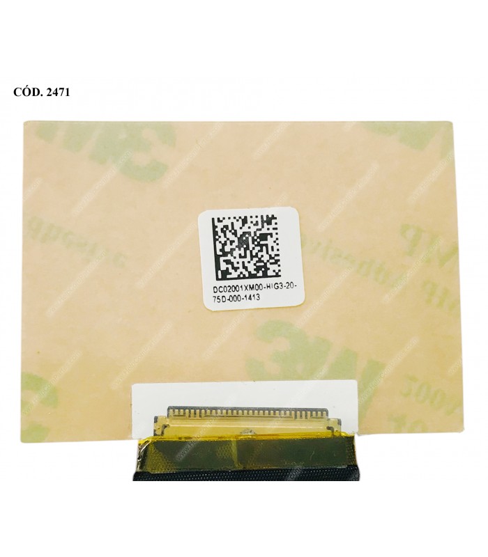 FLEX LCD LENOVO IDEAPAD B40 B40-30 B40-35 B40-45 B40-70 (VIDEO CARD) SERIES 30PIN DC02001XM00 ORIG. 