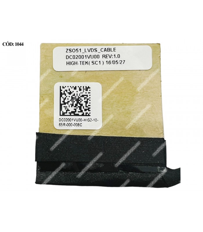 FLEX LCD HP 250 255 256 G3 /15-G 15-H 15-R 15-T 15-Z 15Z-G 15T-R SERIES 40PIN DC02001VU00 749646-001 ORIG.