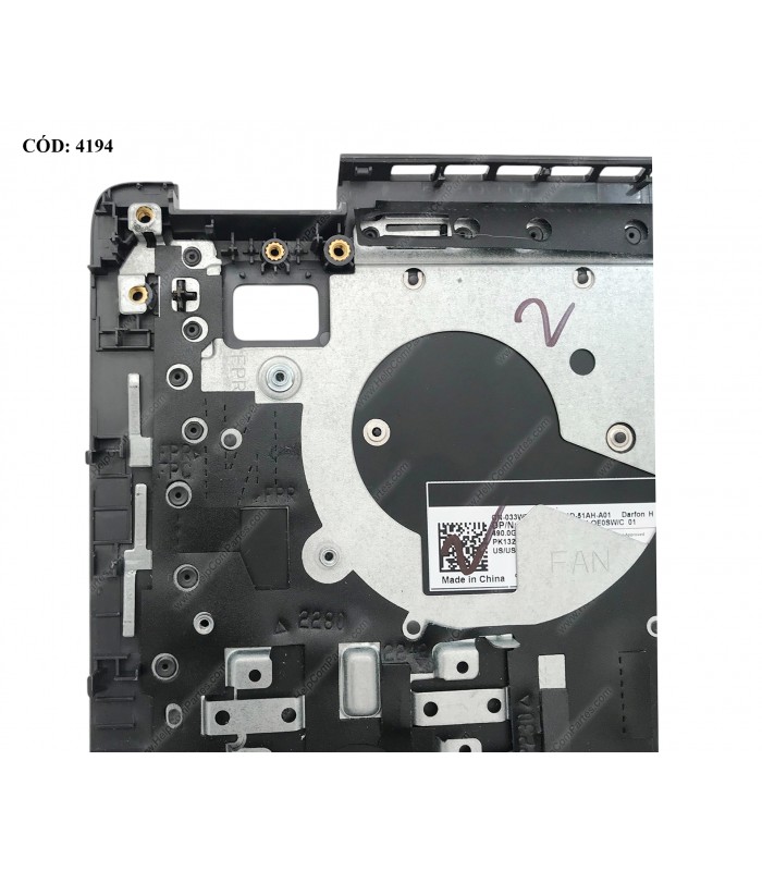 DELL ASSY W/KB W/PLMRST/ LATITUDE 3410 E3410 14.0" SERIES BK 00MC2P US ORIG. (DS)
