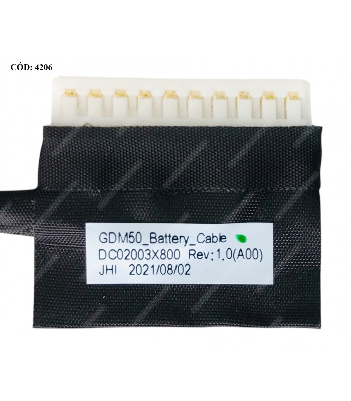 CABLE BATERIA DELL 04NDW9 INSP. 15 3510 3511 3515 3520 3521 3525 SERIES GDM50 DC02003X800 ORIG.