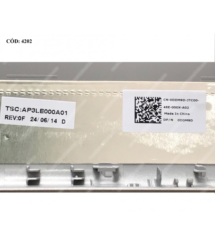 LCD COVER DELL INSP. 15 3510 3511 3515 3520 3521 3525 3530 3535 VOSTRO 3510 3520 3525 SERIES 15.6" SLV 0DDM9D ORIG.