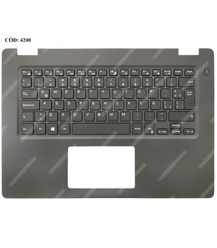 DELL ASSY W/KB W/PLMRST/ LATITUDE 3490 E3490 SERIES BK 0599G2 0P8YTM 0MMC2D N-BL LA ORIG.