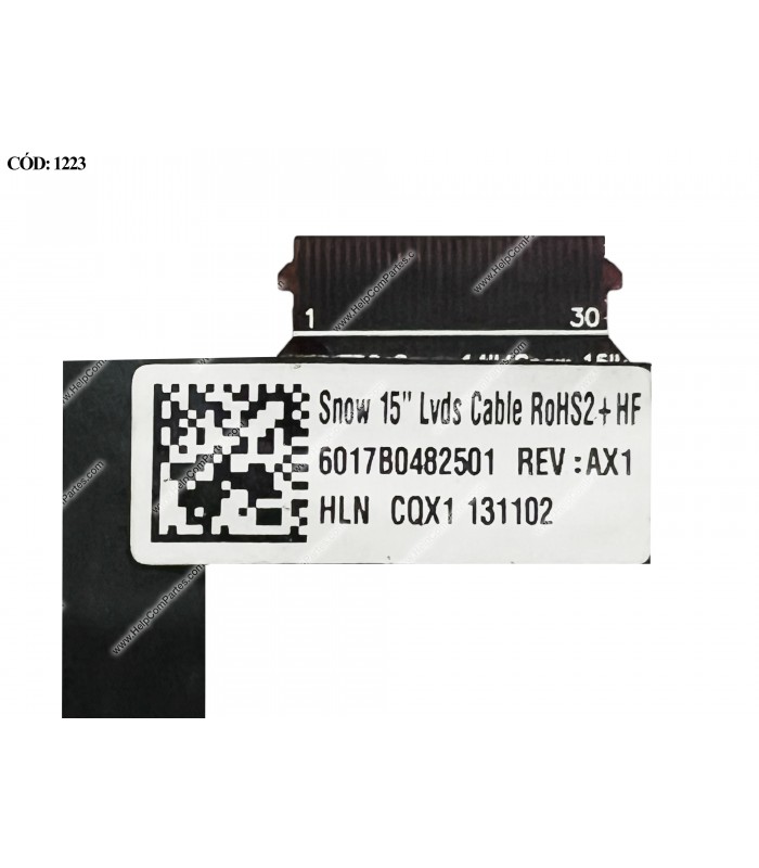 FLEX LCD HP 350 G1 350 355 G2 15.6" SERIES 40PIN 6017B0482501 758059-001 ORIG.