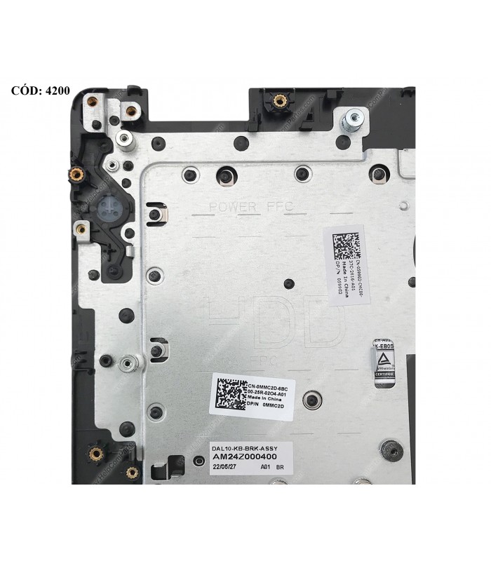 DELL ASSY W/KB W/PLMRST/ LATITUDE 3490 E3490 SERIES BK 0599G2 0P8YTM 0MMC2D N-BL LA ORIG.