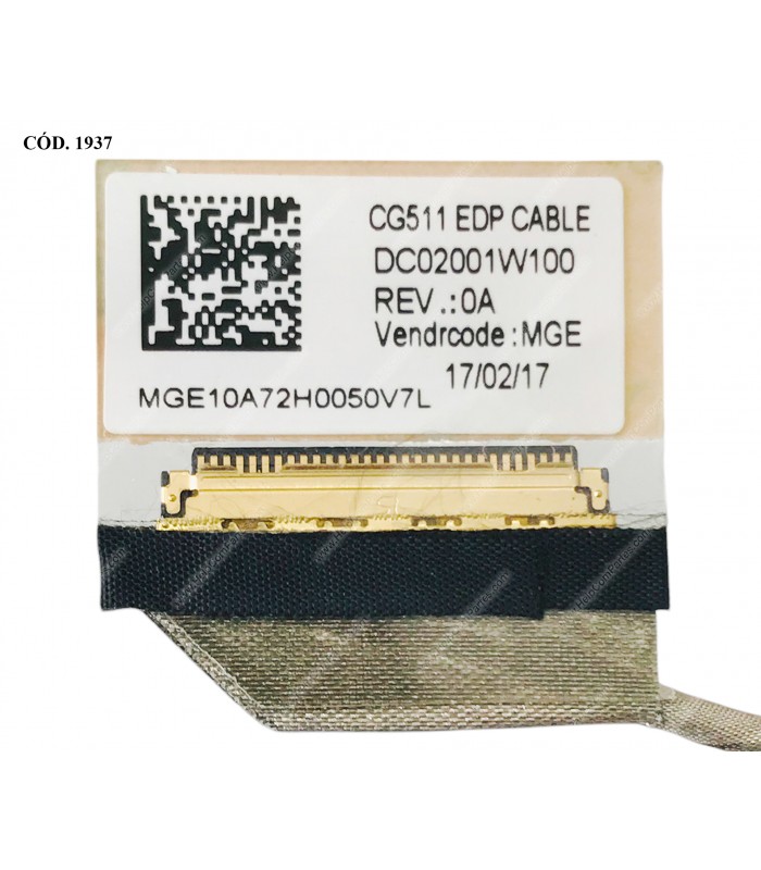 FLEX LCD LENOVO IDEAPAD 310-15IKB 310-15ABR 510-15IKB 510-15ISK 510-15ABR SERIES 30PIN DC02001W100 ORIG.