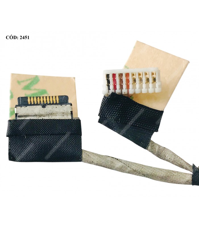 FLEX LCD LENOVO FLEX 4-1480 1435 1470 YOGA 510-14IKB 510-15ISK SERIES DC02002D100 30PIN ORIG.