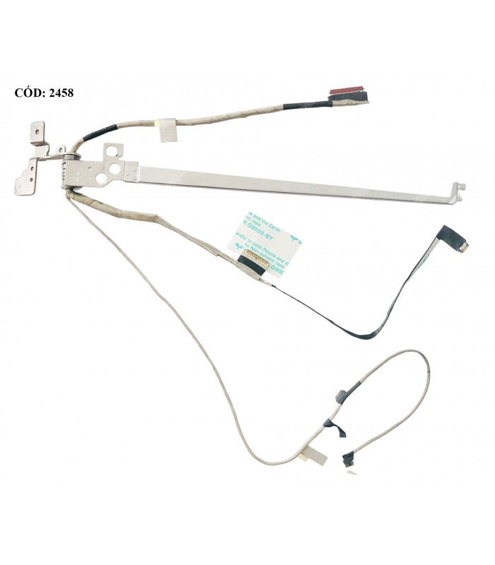 FLEX LCD LENOVO FLEX2-14  FLEX2-14D SERIES 30PIN 460.00X0B.0023 +BISAGRA IZQUIERDA 433.00X02.0012 ORIG.