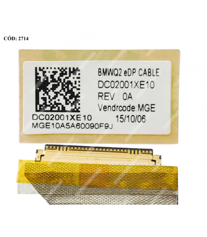 FLEX LCD LENOVO IDEAPAD 300-15 300-15ISK 80Q7 80NT 300-15IBR 80M3 SERIES DC02001XE10 30PIN ORIG.