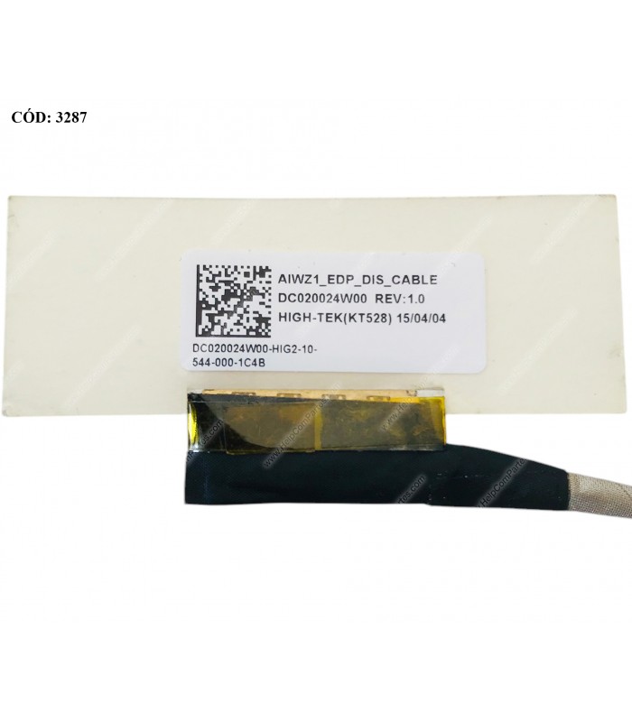 FLEX LCD LENOVO Z51-70 IDEAPAD 500-15 500-15ACZ 500-15ISK V4000 SERIES 30PIN 5C10J23727 DC020024W00 ORIG.