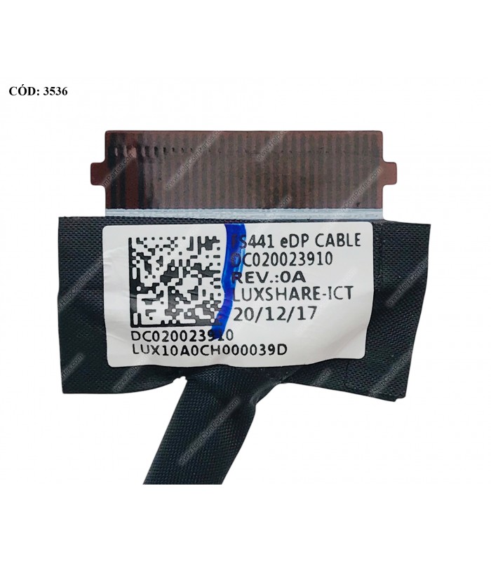 FLEX LCD LENOVO IDEAPAD S145 14API 14AST 14IGM 14IIL 14IKB 14IWL V14-IIL IKB IWL SERIES 30PIN FS441 DC020023910 ORIG.