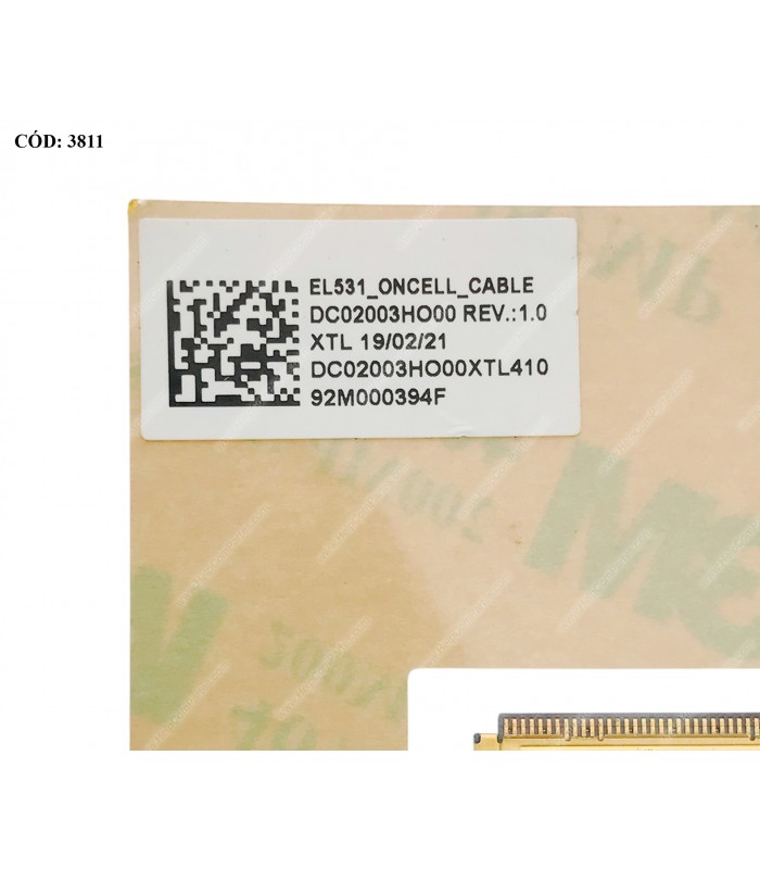 FLEX LCD LENOVO IDEAPAD S340-15IWL S340-15API S340-15IIL SERIES TS EDP 40PIN 81QF EL531 5C10S29920 ORIG.