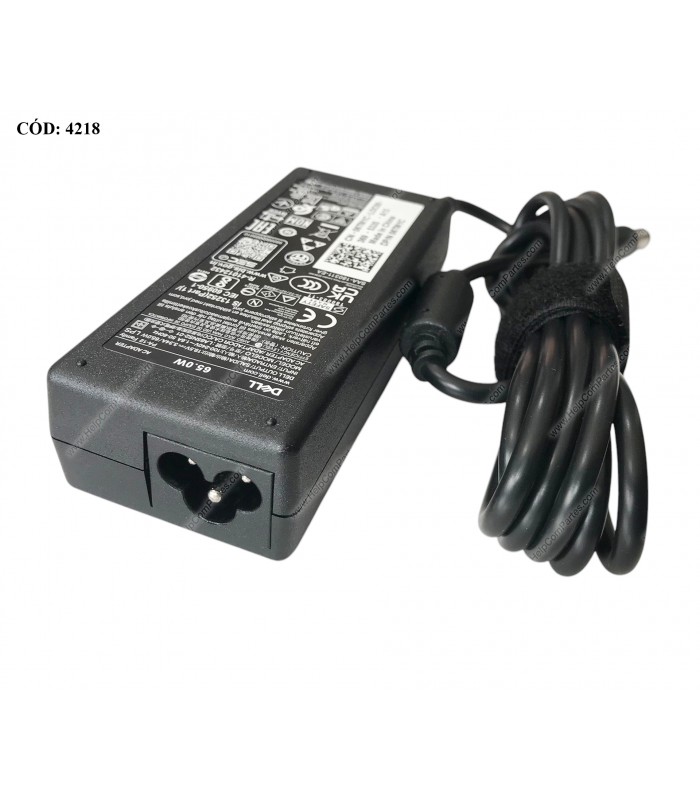 CARGADOR DELL 19.5V---3.34A 65W PIN 7.4*5.0 100-240V~ US 50-60Hz 3PRONG 06TM1C ORIG.