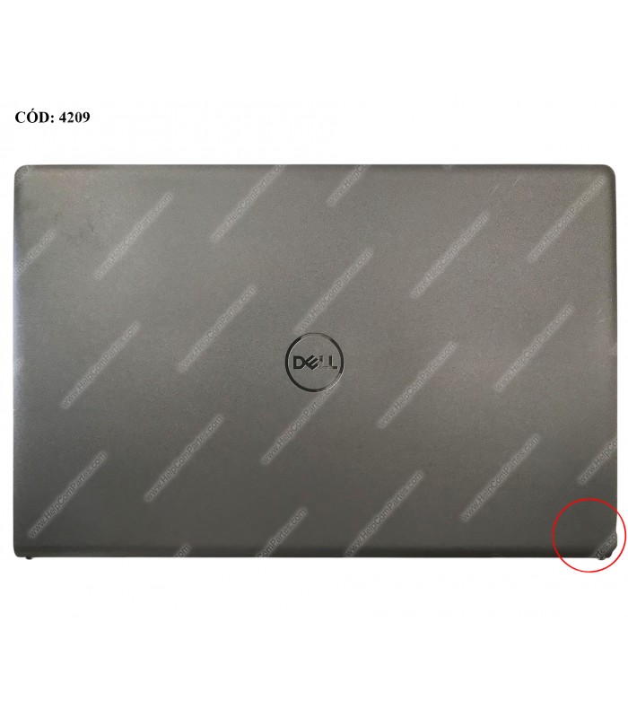 LCD COVER DELL INSP. 15 3510 3511 3515 3520 3521 3525 3530 3535 VOSTRO 3510 3520 3525 SERIES 15.6" BK 00WPN8 ORIG. (DS)