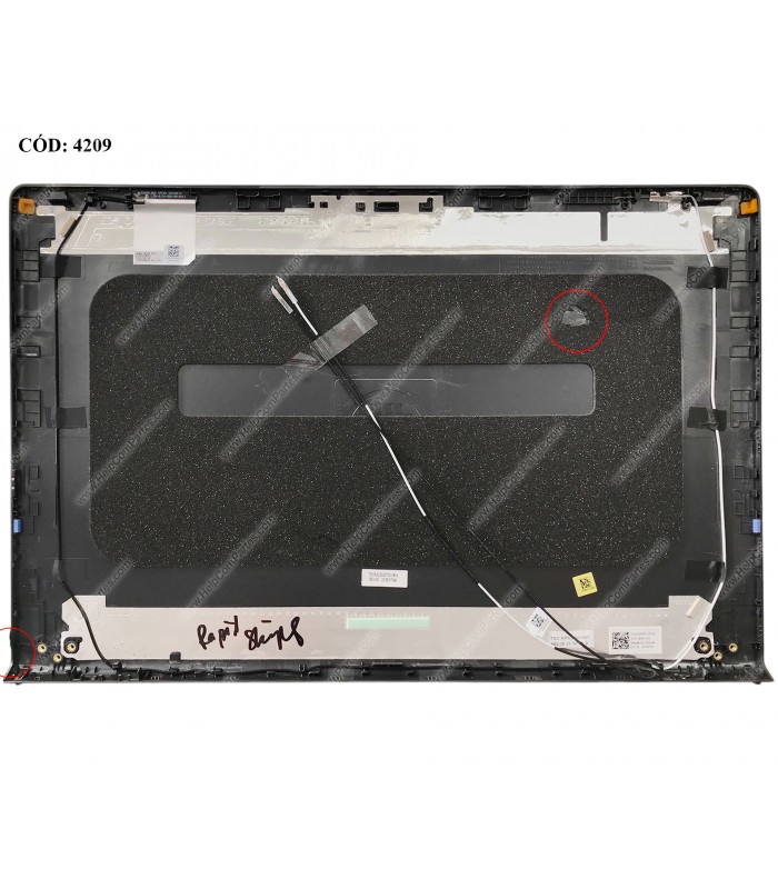 LCD COVER DELL INSP. 15 3510 3511 3515 3520 3521 3525 3530 3535 VOSTRO 3510 3520 3525 SERIES 15.6" BK 00WPN8 ORIG. (DS)