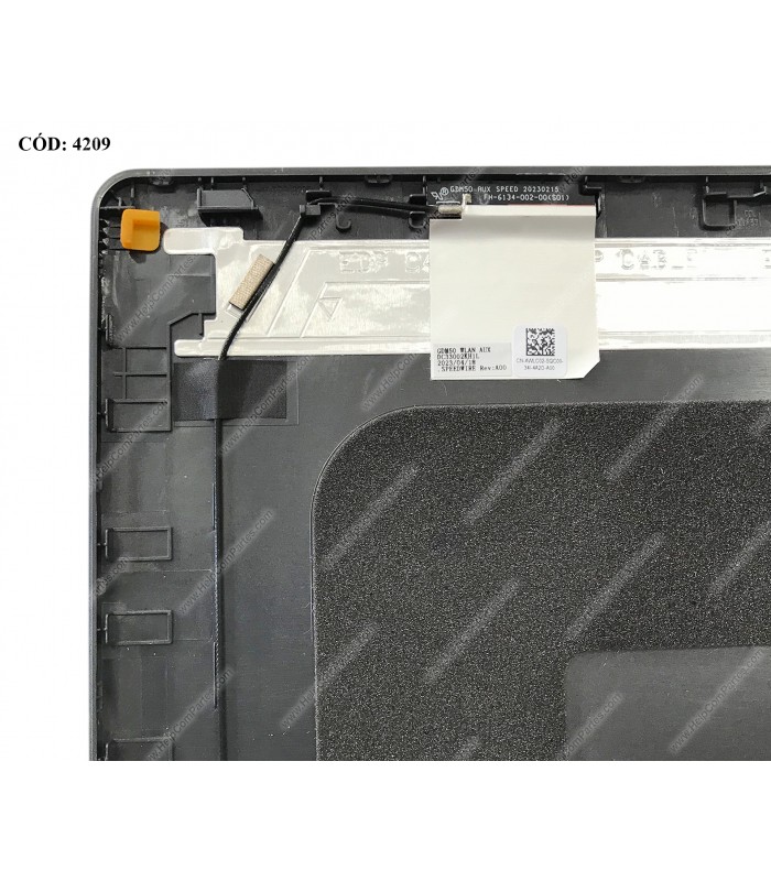 LCD COVER DELL INSP. 15 3510 3511 3515 3520 3521 3525 3530 3535 VOSTRO 3510 3520 3525 SERIES 15.6" BK 00WPN8 ORIG. (DS)