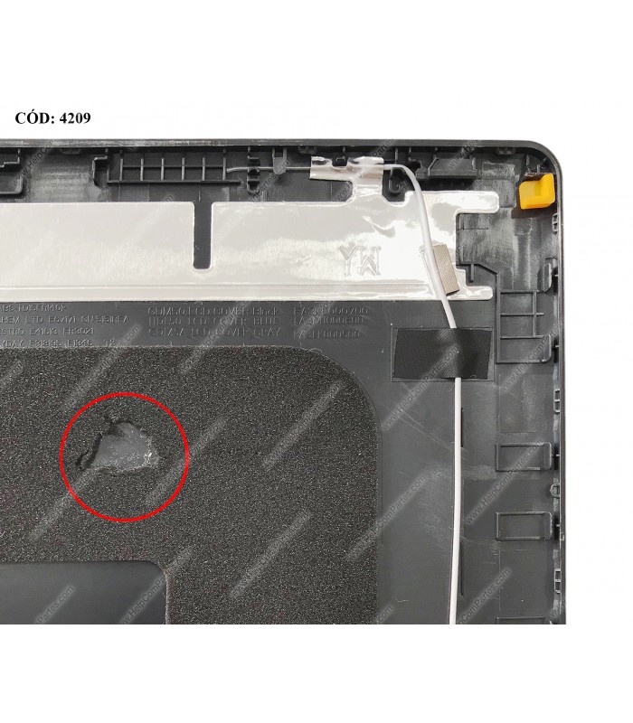 LCD COVER DELL INSP. 15 3510 3511 3515 3520 3521 3525 3530 3535 VOSTRO 3510 3520 3525 SERIES 15.6" BK 00WPN8 ORIG. (DS)